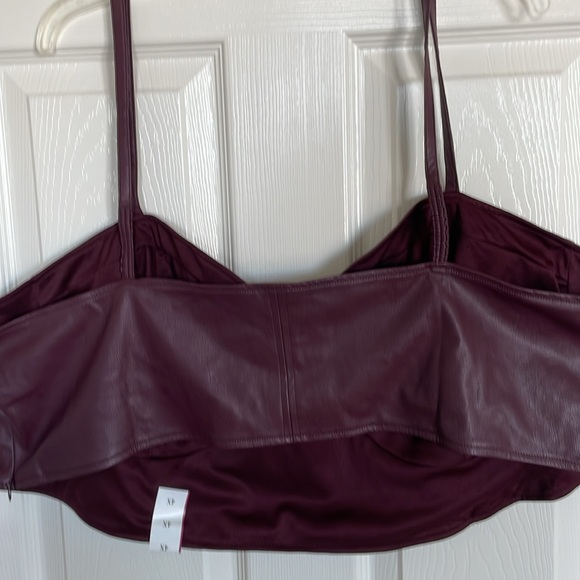 New! Women's Strappy Faux Leather Tiny Top - Future
Collective w/Reese Blutstein - Picture 8 of 12